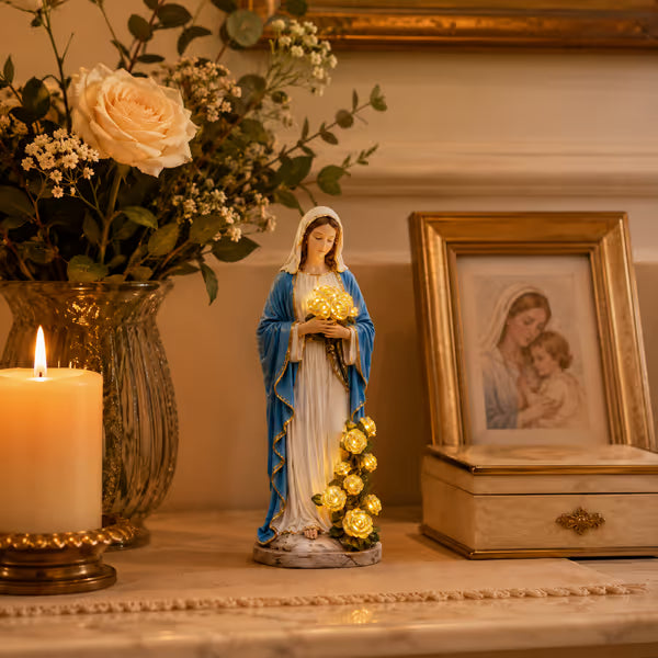 💗 Virgin Mary Garden Light