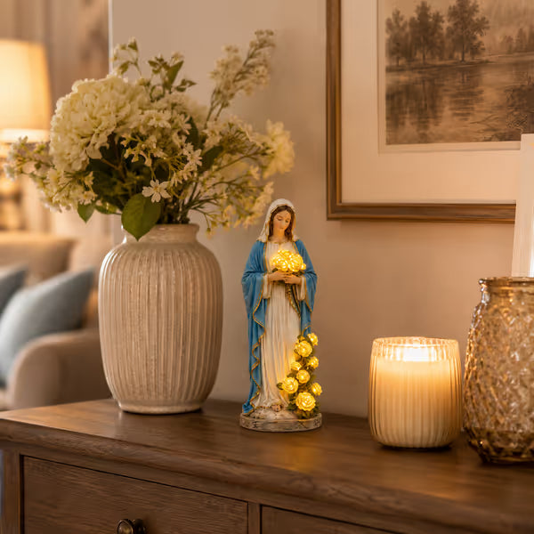 💗 Virgin Mary Garden Light