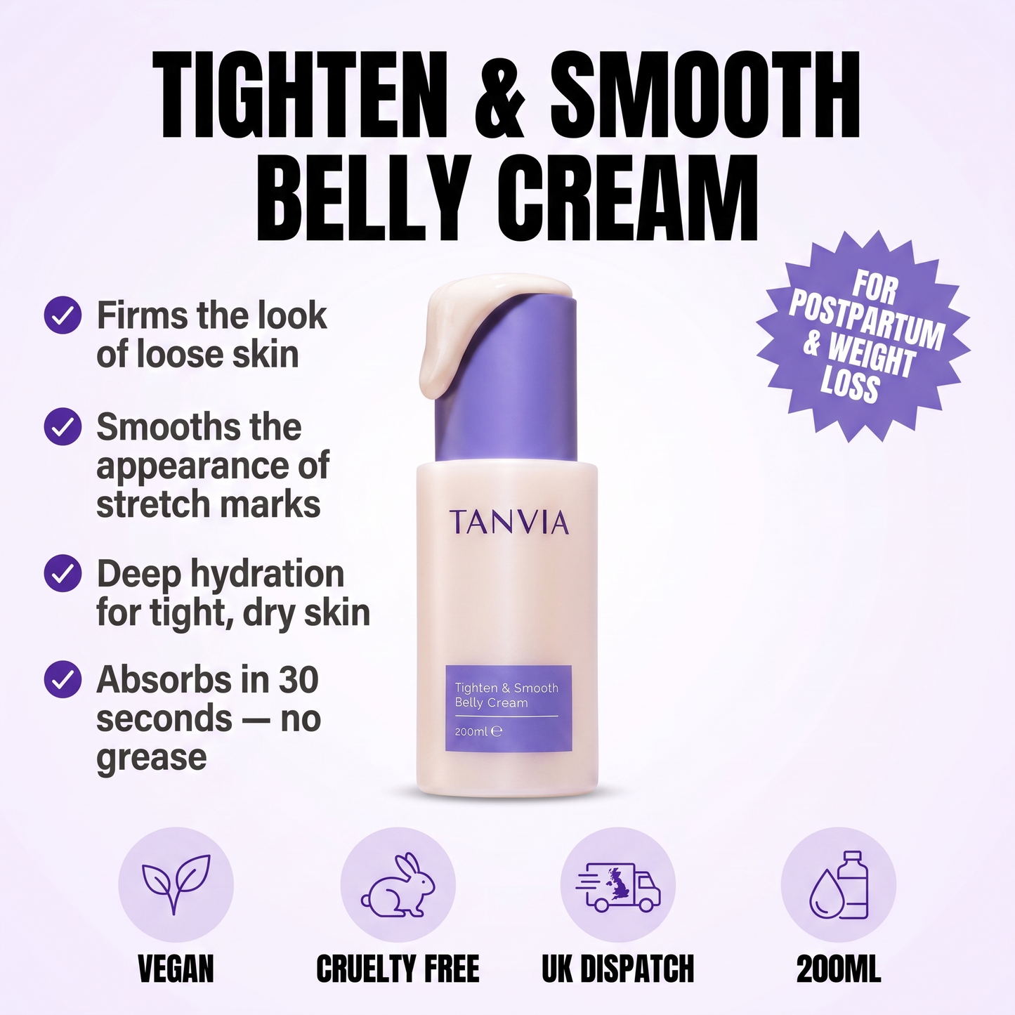 Tighten & Smooth Belly Firming Cream